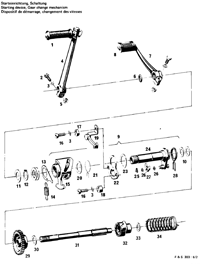 Gear-change